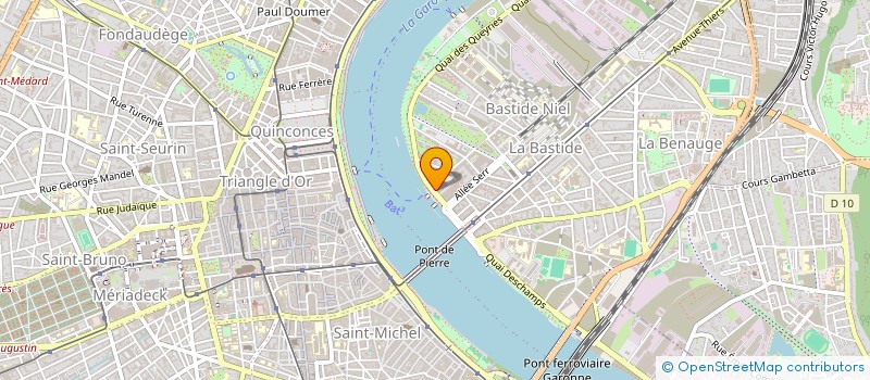 localisation de l'entreprise MONETIQUE BANQUE SERVICES à BORDEAUX
