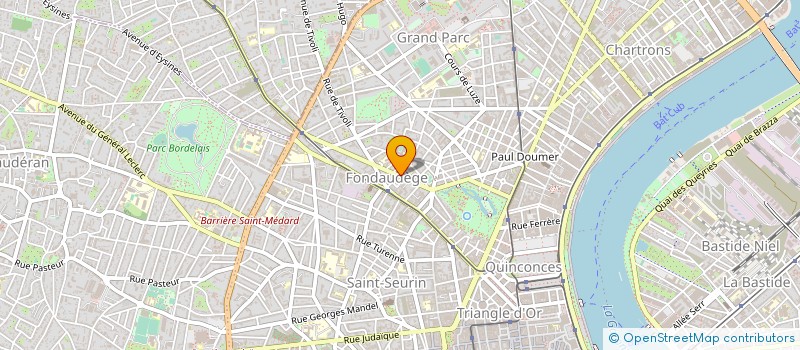 localisation de l'entreprise MONETIQUE PLUS à BORDEAUX