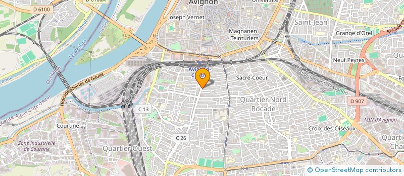 localisation de l'entreprise MONETIQUE SERVICES à AVIGNON