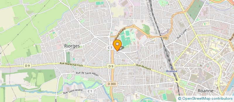 localisation de l'entreprise MONETTE à RIORGES