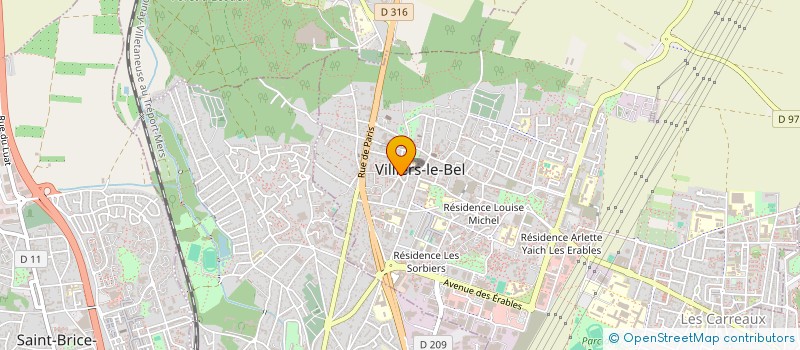 localisation de l'entreprise MONEUS FAMILY IMMO  VILLIERS-LE-BEL