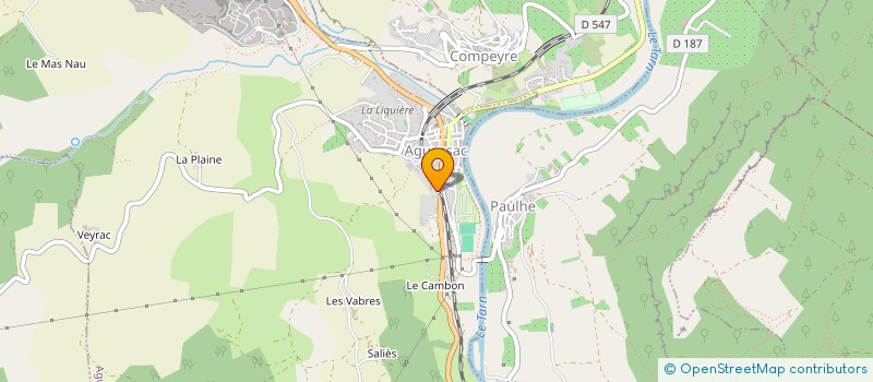 localisation de l'entreprise MONEVA  AGUESSAC