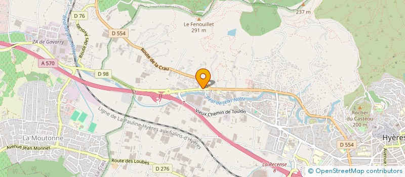 localisation de l'entreprise MONEXPERT à HYERES