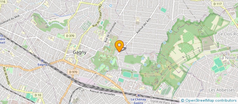 localisation de l'entreprise MONEY à GAGNY