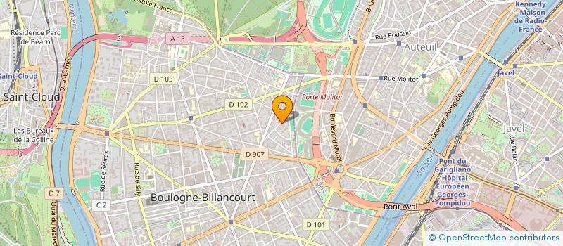 localisation de l'entreprise MONEY à BOULOGNE-BILLANCOURT