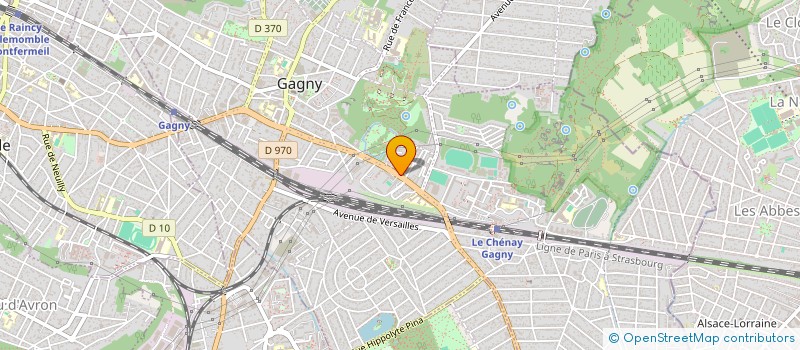 localisation de l'entreprise MONEY MATTERS  GAGNY