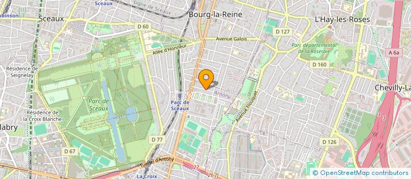 localisation de l'entreprise MONEYA CONSULTING à ANTONY
