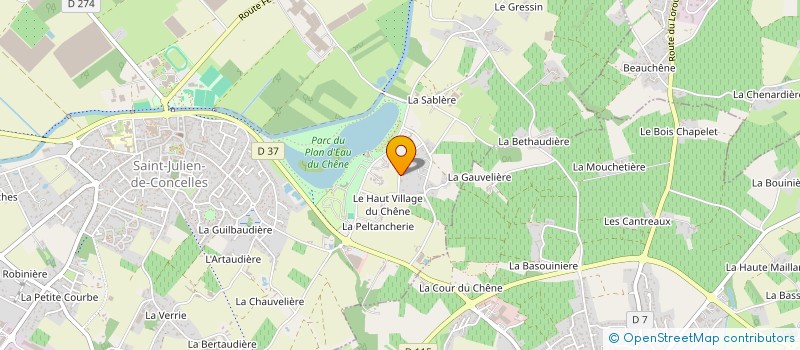 localisation de l'entreprise MONEYPENNY 007  SAINT-JULIEN-DE-CONCELLES