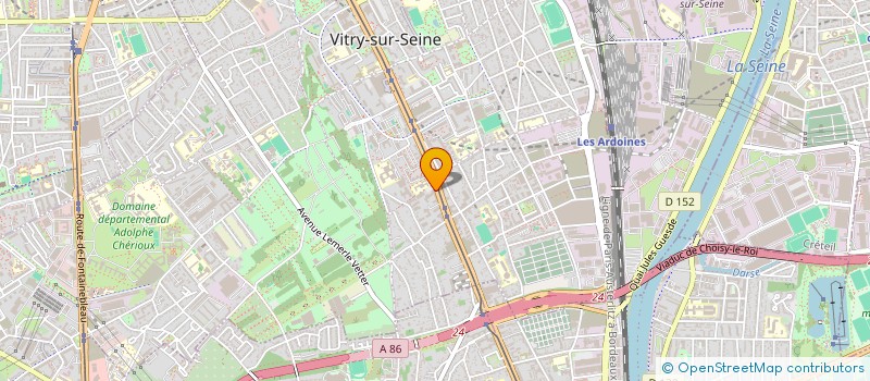 localisation de l'entreprise MONEYTIC à VITRY-SUR-SEINE