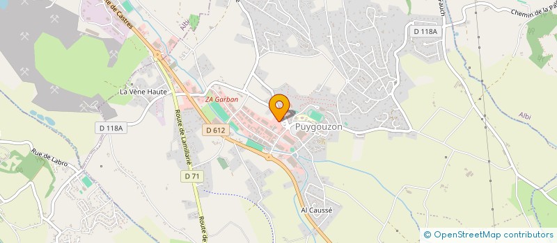 localisation de l'entreprise MONFERRAN  PUYGOUZON