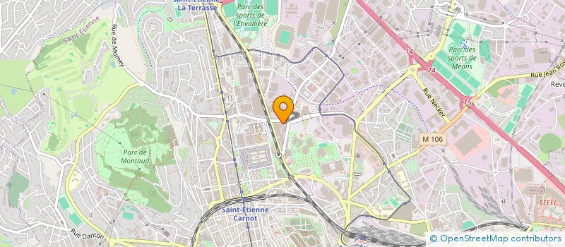 localisation de l'entreprise MONFLACON à SAINT-ETIENNE