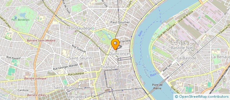 localisation de l'entreprise MONFLEURIE COGNAC SAS à BORDEAUX