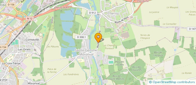 localisation de l'entreprise MONFORT FAMILY à SAINTE-GEMME-MORONVAL