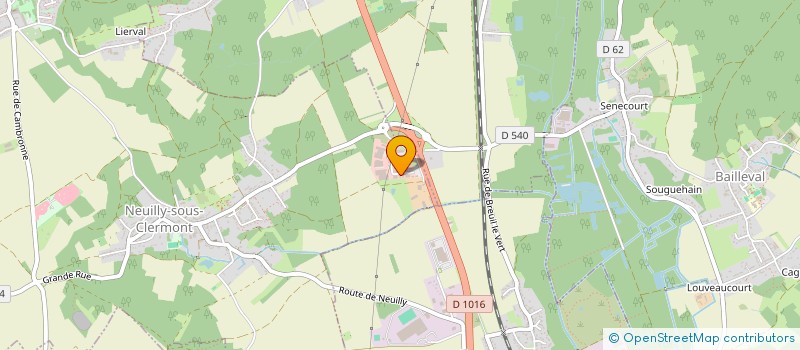 localisation de l'entreprise MONFRAIS  NEUILLY-SOUS-CLERMONT