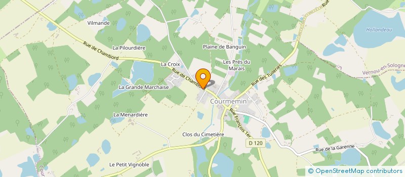 localisation de l'entreprise MONGARDE GLOBAL SERVICES  VERNOU-EN-SOLOGNE