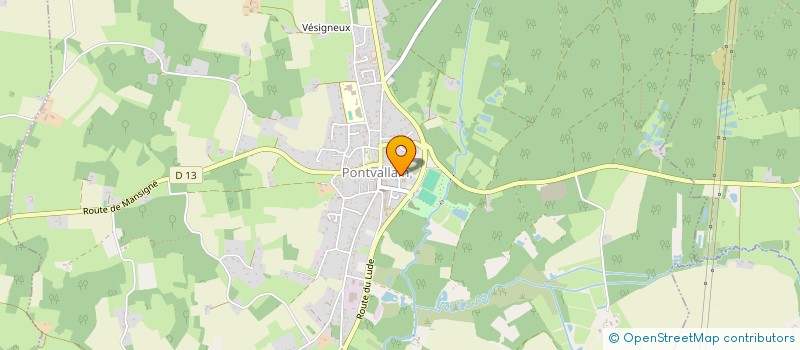 localisation de l'entreprise MONGE  PONTVALLAIN