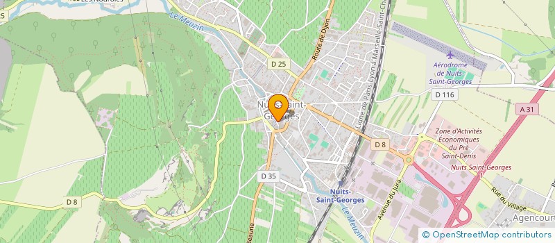 localisation de l'entreprise MONGE à NUITS-SAINT-GEORGES