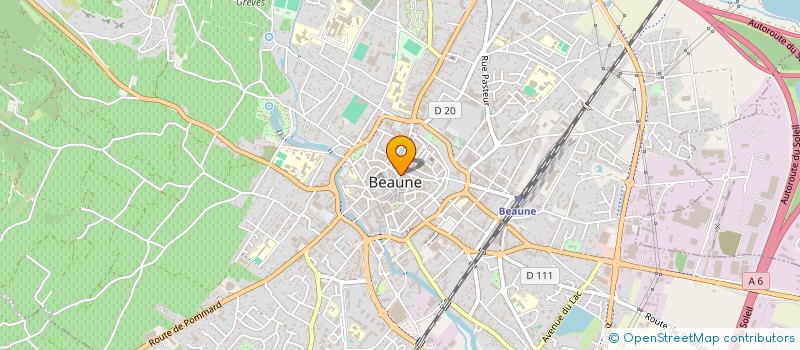 localisation de l'entreprise MONGE 7 à BEAUNE