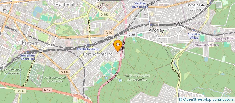 localisation de l'entreprise MONGE INVEST à VERSAILLES