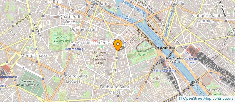 localisation de l'entreprise MONGE PRIMEUR à PARIS