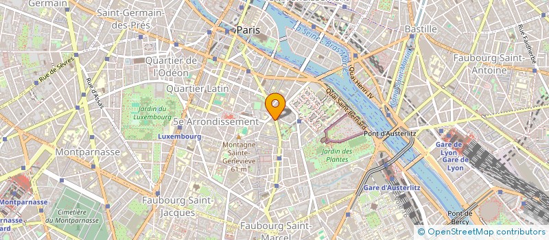 localisation de l'entreprise MONGEDIS à PARIS
