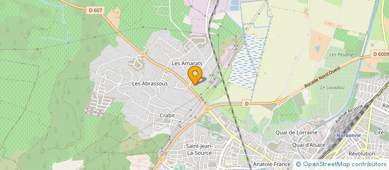 localisation de l'entreprise MONGELLAZ BATIMENT à NARBONNE