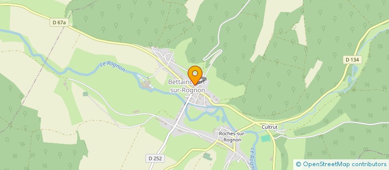 localisation de l'entreprise MONGIN à ROCHES-BETTAINCOURT