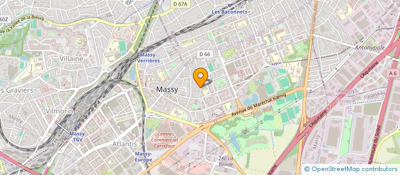 localisation de l'entreprise MONGINAC à MASSY
