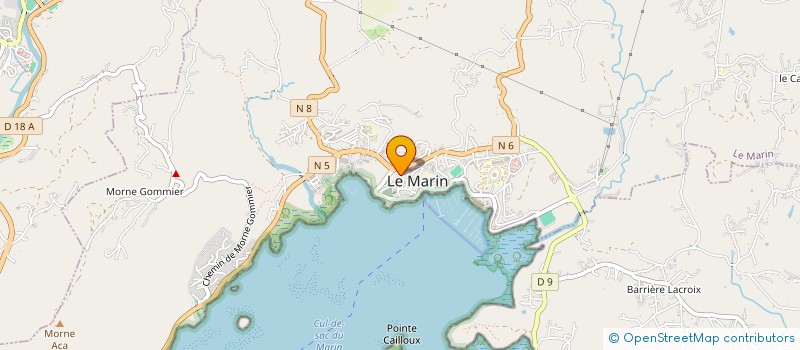 localisation de l'entreprise MONGIS TRANSPORT à LE MARIN