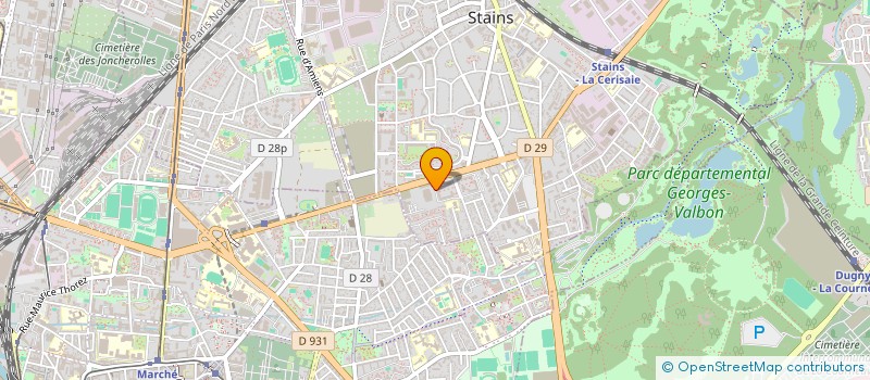 localisation de l'entreprise MONGOUR ISABELLE BARNEFF HELENE SEKFALI SALIM à STAINS