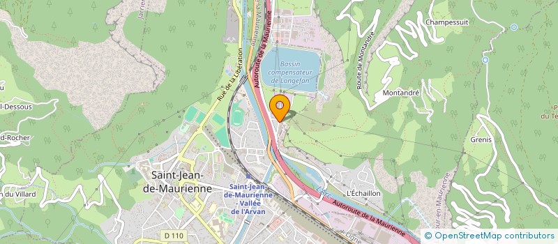 localisation de l'entreprise MONGREVILLE  ST JEAN DE MAURIENNE