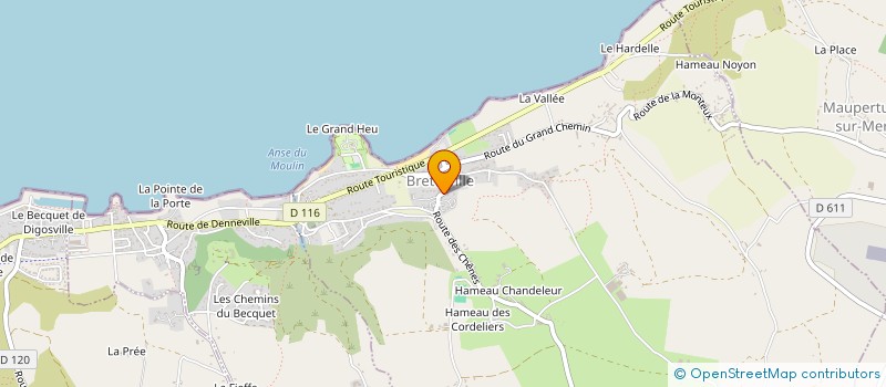 localisation de l'entreprise MONGUI à BRETTEVILLE