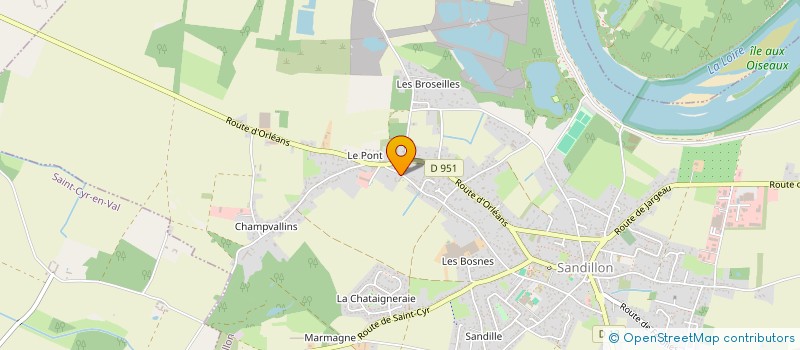 localisation de l'entreprise MONGY PATRIMOINE CONSEIL  SANDILLON