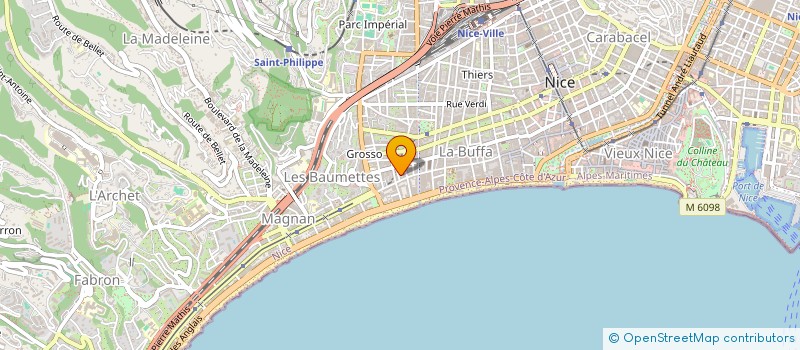 localisation de l'entreprise MONIA COIFFURE  NICE