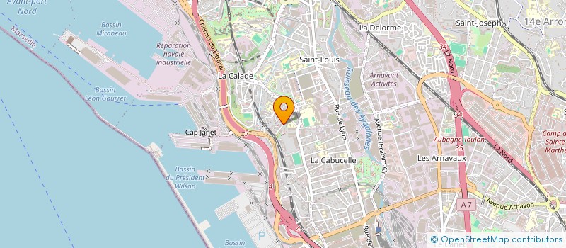 localisation de l'entreprise MONIA INSTITUT à MARSEILLE