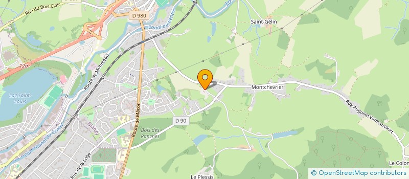 localisation de l'entreprise MONIAL  BLANZY