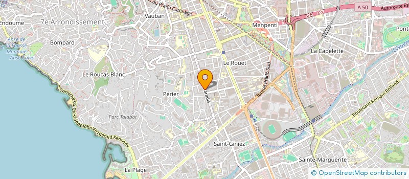 localisation de l'entreprise MONIC à MARSEILLE