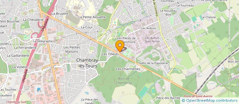 localisation de l'entreprise MONICA à CHAMBRAY-LES-TOURS