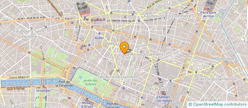 localisation de l'entreprise MONICA à PARIS