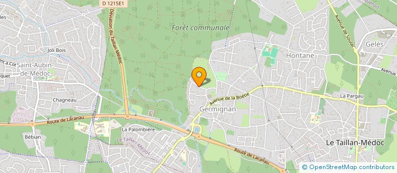 localisation de l'entreprise MONICA à BORDEAUX