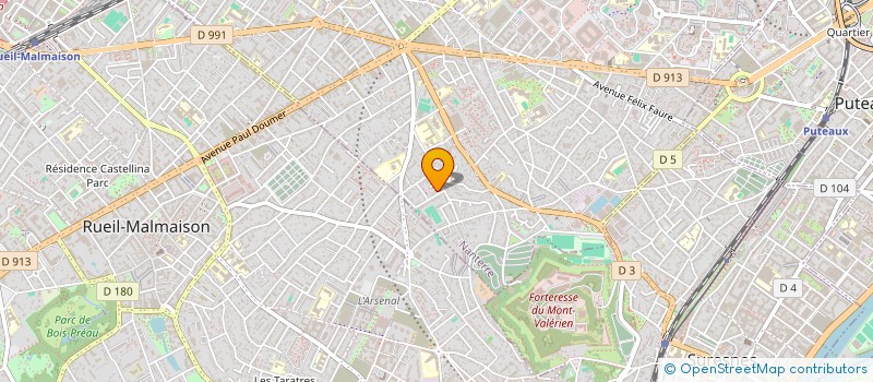 localisation de l'entreprise MONICA OGER à NANTERRE