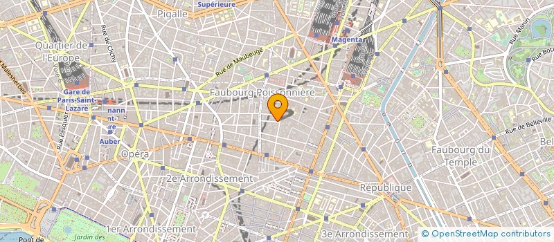 localisation de l'entreprise MONICANA à PARIS