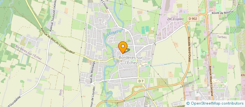 localisation de l'entreprise MONICAT SOLAIRE  BORDERES-SUR-L'ECHEZ