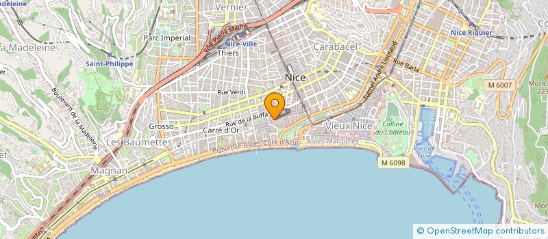 localisation de l'entreprise MONICE à NICE