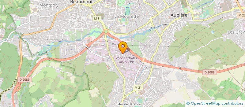 localisation de l'entreprise MONIE'S PROD à ROMAGNAT
