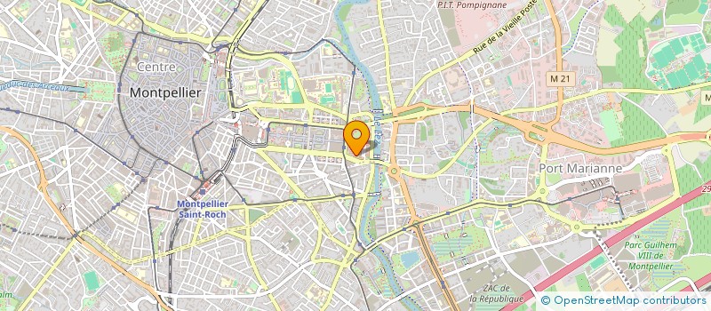localisation de l'entreprise MONIER à MONTPELLIER