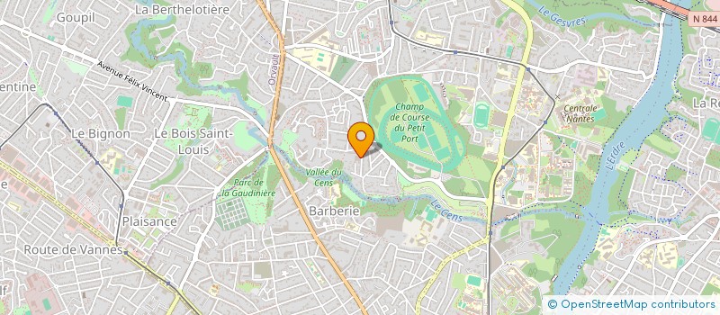 localisation de l'entreprise MONIER LE BRUN à NANTES