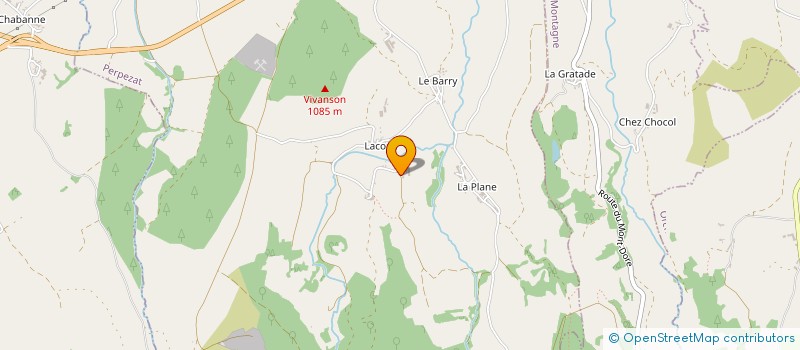 localisation de l'entreprise MONIER ROUX  PERPEZAT