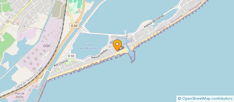 localisation de l'entreprise MONIEZ à FRONTIGNAN