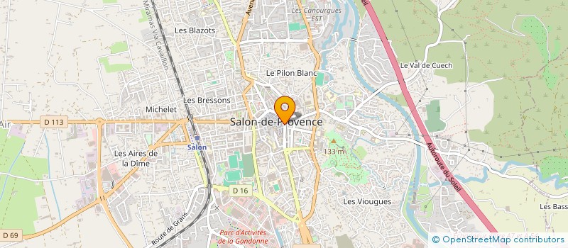 localisation de l'entreprise MONIK CHAUSSURES à SALON-DE-PROVENCE